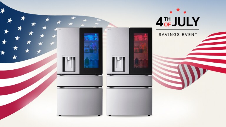 Save $400 on the new LG InstaView® MyColor Refrigerator